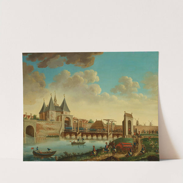 Intocht der Pruisische Troepen in Amsterdam op 10 oktober 1787 by Monogrammist I.M.P.