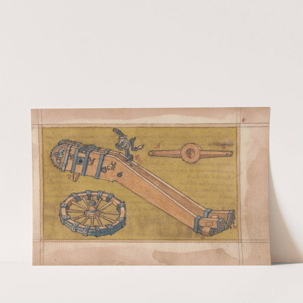 Inventions of military machines and other devices Pl.07 (1580-1590) by Ralph Rabbards