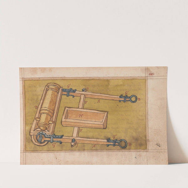 Inventions of military machines and other devices Pl.09 (1580-1590) by Ralph Rabbards