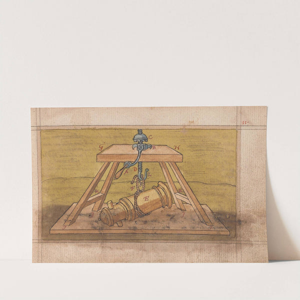 Inventions of military machines and other devices Pl.10 (1580-1590) by Ralph Rabbards