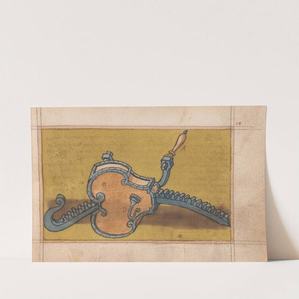 Inventions of military machines and other devices Pl.13 (1580-1590) by Ralph Rabbards