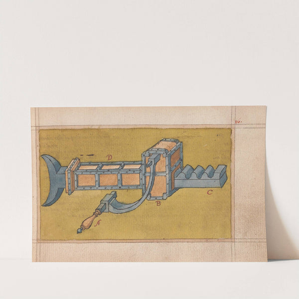 Inventions of military machines and other devices Pl.15 (1580-1590) by Ralph Rabbards