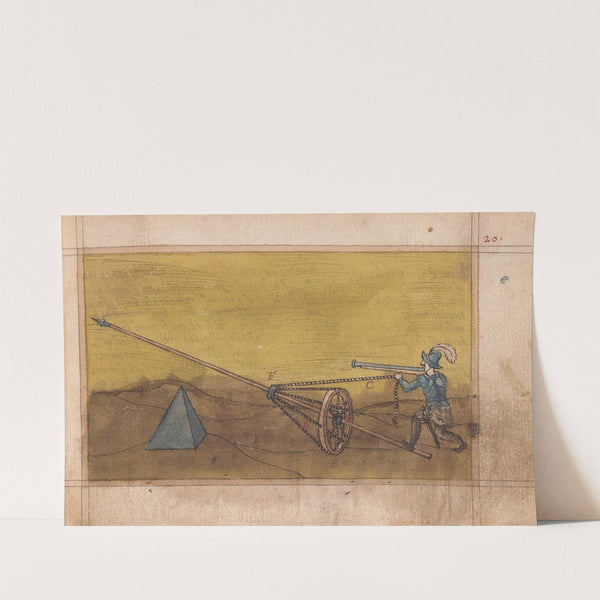 Inventions of military machines and other devices Pl.19 (1580-1590) by Ralph Rabbards