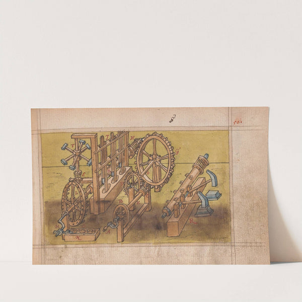 Inventions of military machines and other devices Pl.49 by Ralph Rabbards