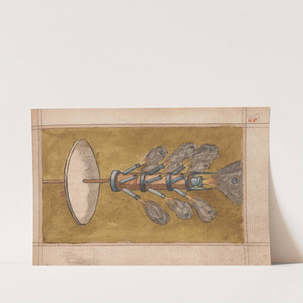 Inventions of military machines and other devices Pl.64 by Ralph Rabbards