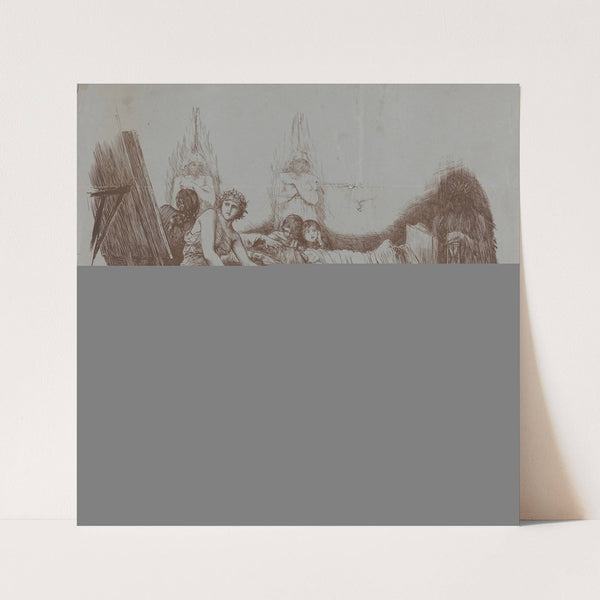 Invitation to a Benefit Dinner from Hubert von Herkomer to Thomas Agnew (1877–78) by Sir Hubert von Herkomer