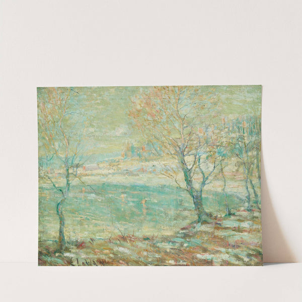 Inwood on the Hudson, In the Snow (circa 1905) by Ernest Lawson