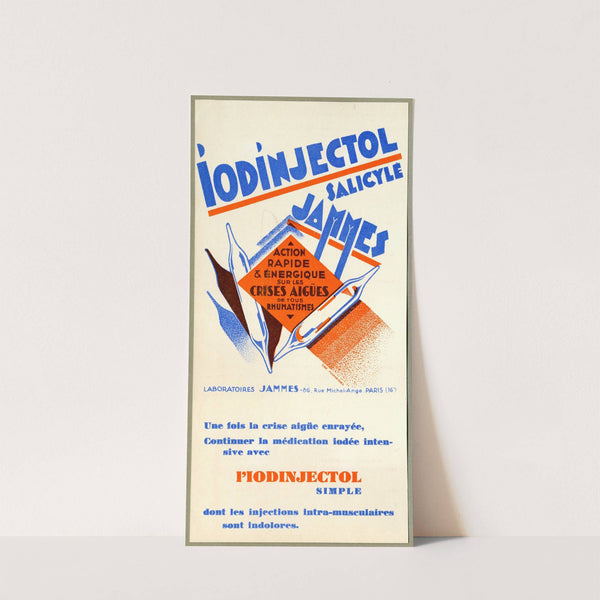 Iodinjectol (1910-1950) by Laboratoires James