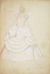 Iolanthe: The Fairy Queen white ball gowm with pink highlights (1934-1943)