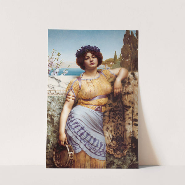 Ionian dancing girl by John William Godward