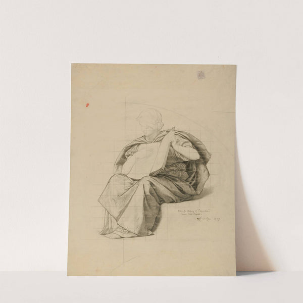 (Iowa State Capitol Rotunda) (Education, study for panel) (1907) by Kenyon Cox
