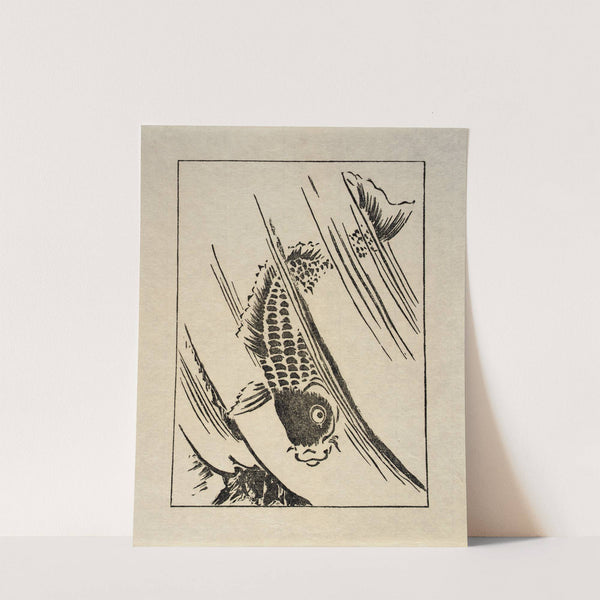 Ipswich Prints; Fish leaping a waterfall (1993) by Arthur Wesley Dow