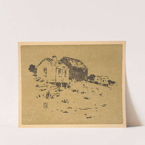 Ipswich Prints; Ink Sketch (1902) by Arthur Wesley Dow