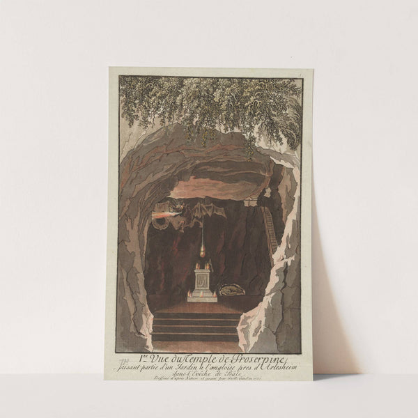 Ire Vue du Temple de Proserpine faisant partie d’un Jardin à l’angloise pres d’Arlesheim dans l’Evêche de Bâle by Wilhelm Friedrich Gmelin