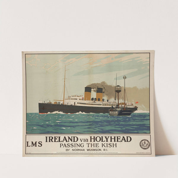 Ireland via Holyhead. Passing the Kish by Norman Wilkinson