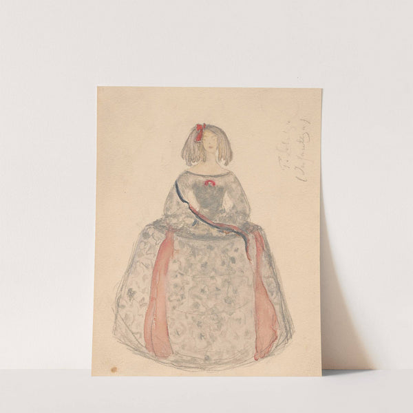 Irena Solska jako inflantka w Cydze (1907) by Tadeusz Makowski