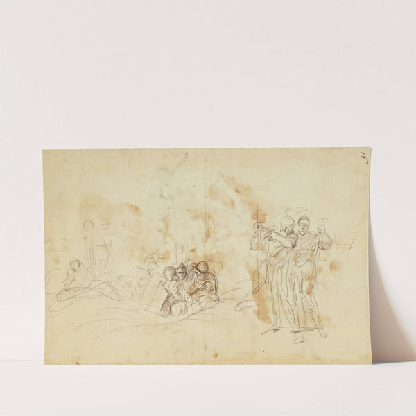 Iris appearing to Turnus by Pier Francesco Mola