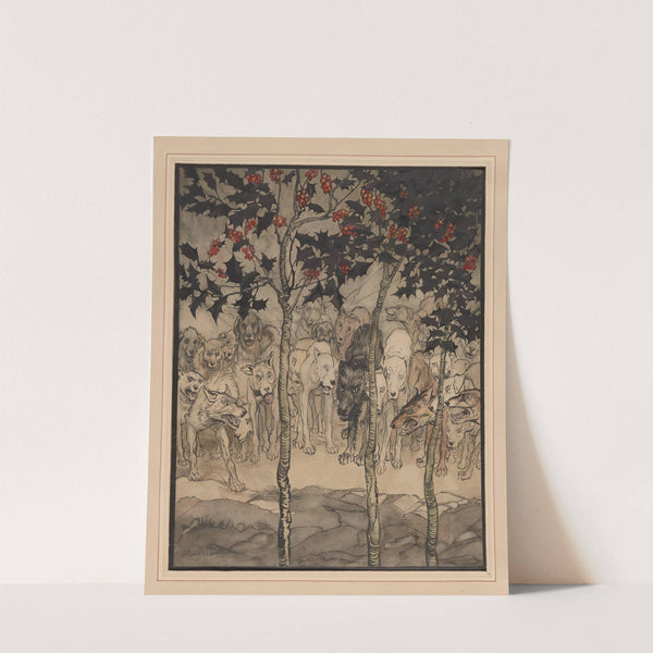 Irish fairy tales. Filled with savagery and terror (1920) by Arthur Rackham