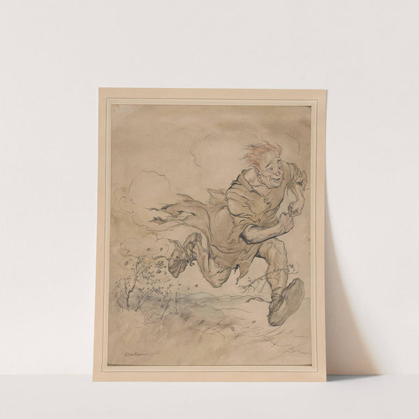 Irish fairy tales. The Carl of the drab coat (1920) by Arthur Rackham