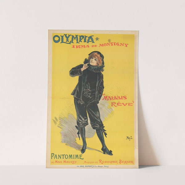 Irma de Montigny dans la Pantomime ‘Mauvais Rêve’ de Max Maurey, au Olympia (1894 - 1895) by Pal (Jean de Paleologue)