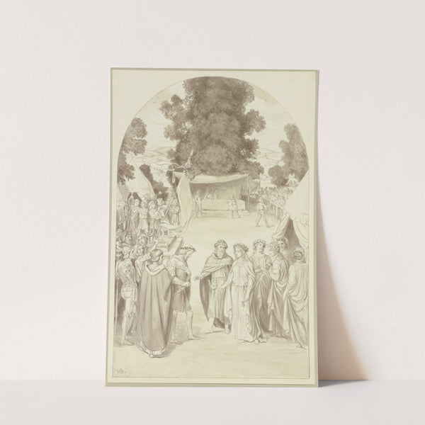 Irmela's betrothal by Wilhelm Steinhausen