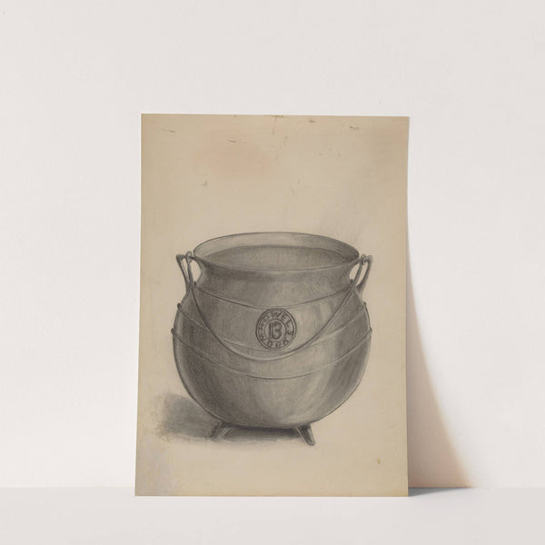 Iron Cooking Pot by Columbus Simpson