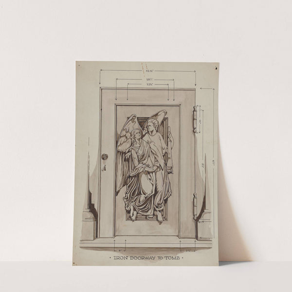 Iron Doorway to Tomb by Thomas Byrne