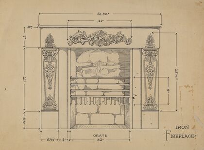Iron Fireplace