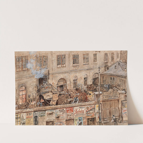 Iron foundry Kitschelt in Skodagasse by Rudolf von Alt