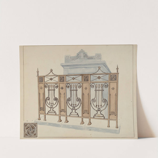 Iron Gate and Fence by Lucien Verbeke