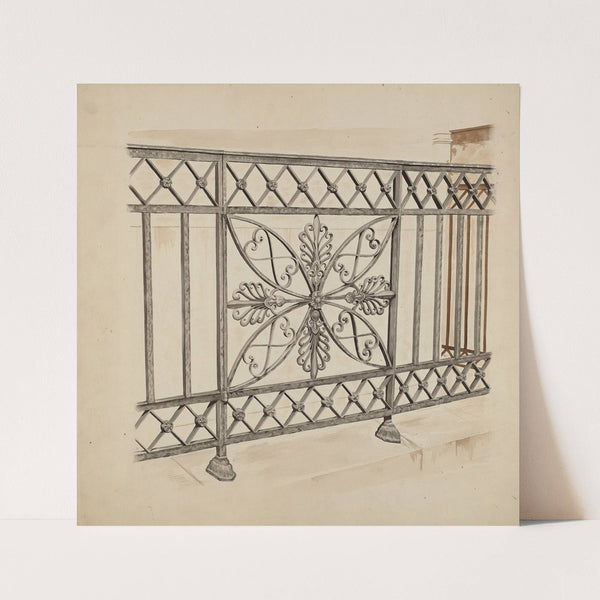 Iron Gate and Fence by Ray Price