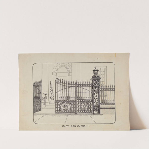 Iron Gate and Fence by Ray Price