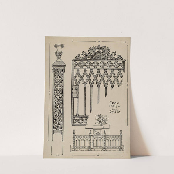 Iron Gate and Fence by Thomas Byrne