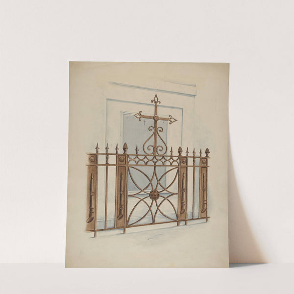 Iron Gate and Fence by Al Curry