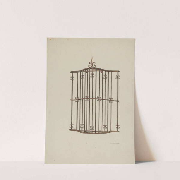 Iron Grille by William Kieckhofel