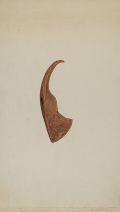 Iron Hatchet Head