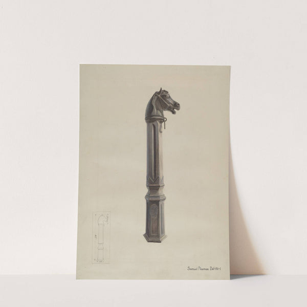 Iron Hitching Post by Samuel Fineman