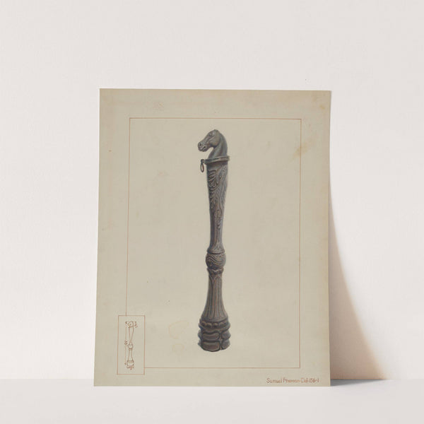 Iron Hitching Post by Samuel Fineman