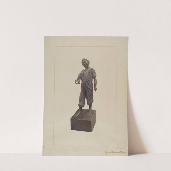 Iron Hitching Post (c. 1937) by Samuel Fineman