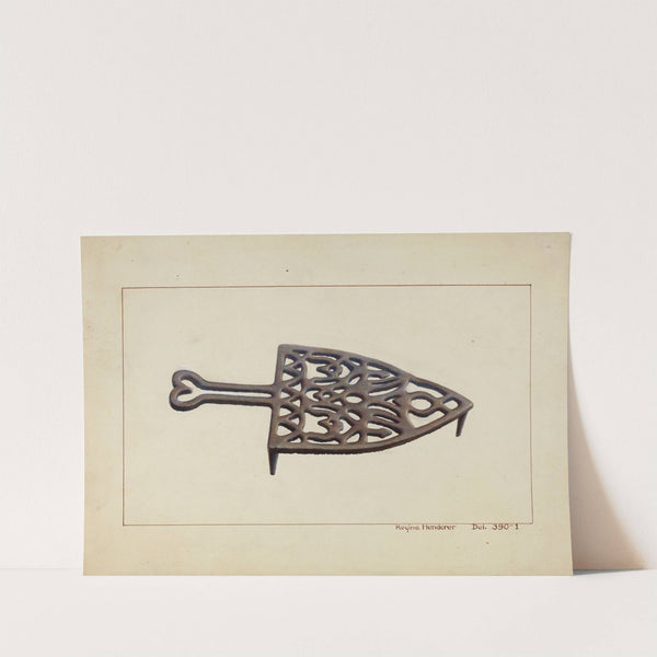 Iron Holder by Regina Henderer