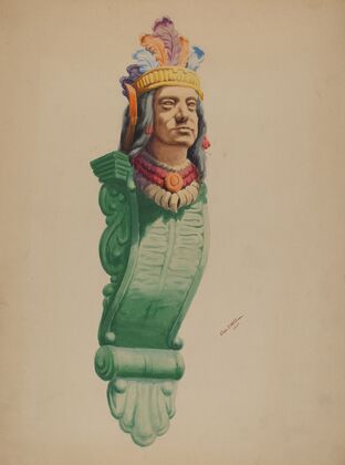 Iron Indian Head