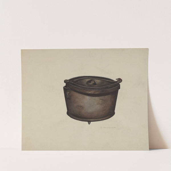 Iron Pot and Pot Hooks by Charles Goodwin