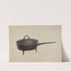 Iron Pot with Cover by Edward L. Loper