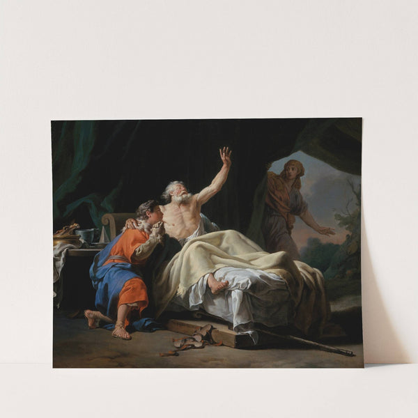 Isaac Blessing Jacob (1768) by Nicolas-Guy Brenet