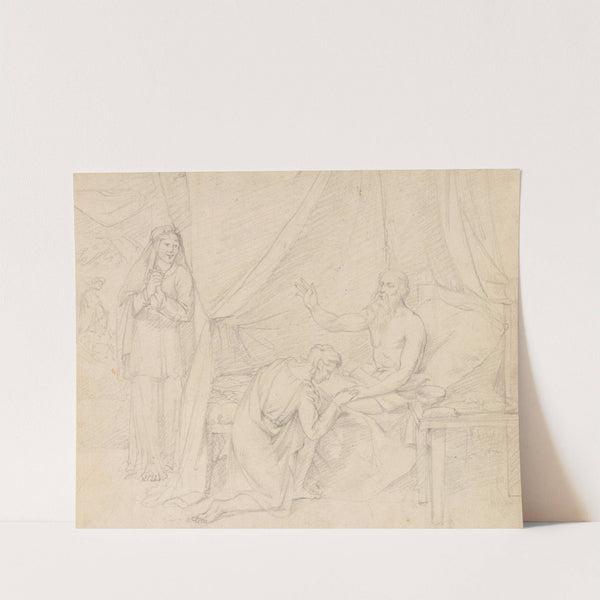 Isaac Blessing Jacob by Jean Antoine Verschaeren
