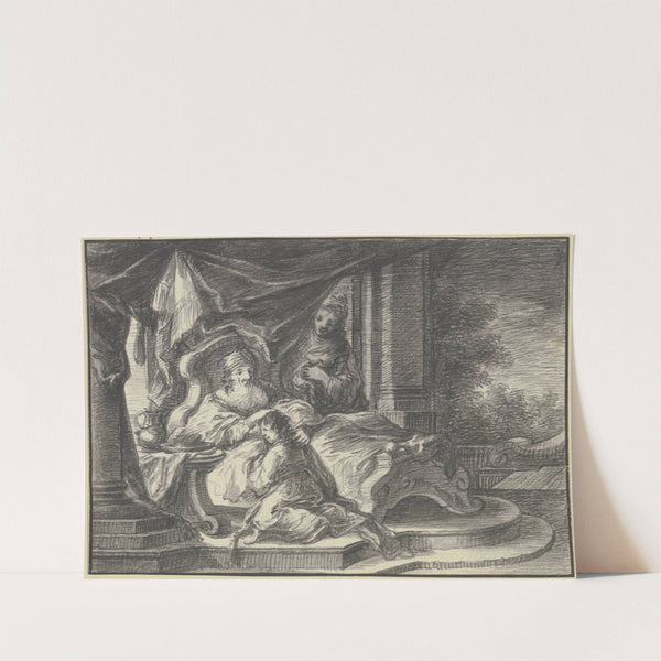 Isaac blessing Jacob by Johann Georg Trautmann