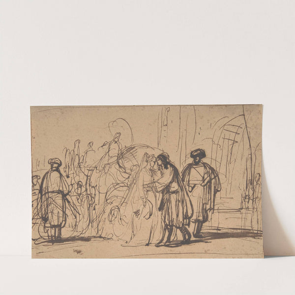 Isaac's Reception of Rebecca by Gerbrand van den Eeckhout