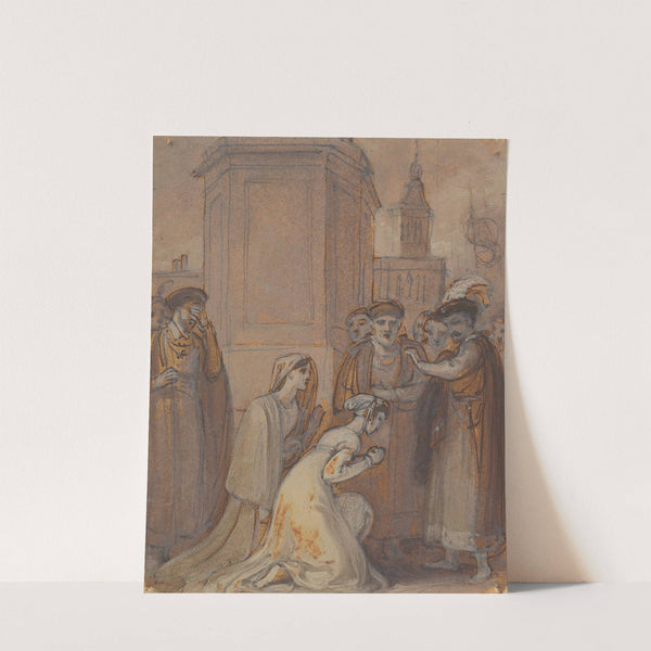 Isabella and Mariana Kneeling Before the Duke by Robert Smirke