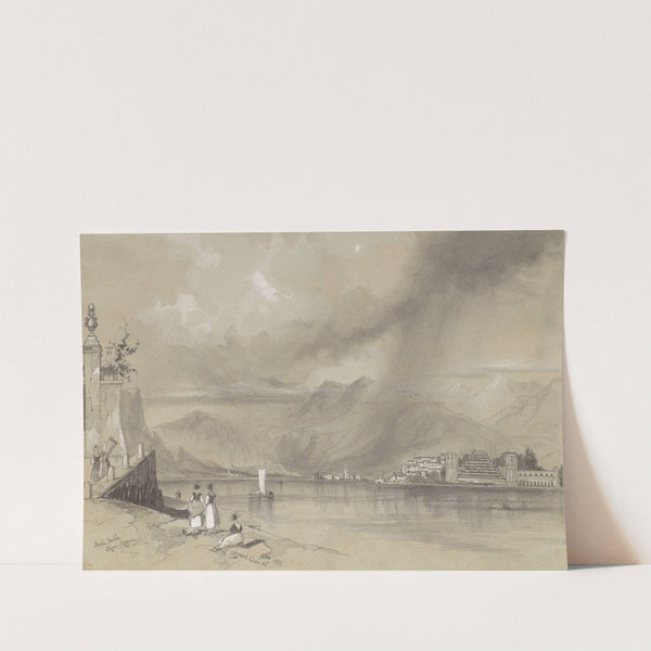 Isola Bella, Lago Maggiore by Edward Lear