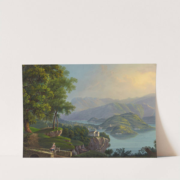 Isola San Giovanni im Comersee by Johann Heinrich Bleuler the Younger